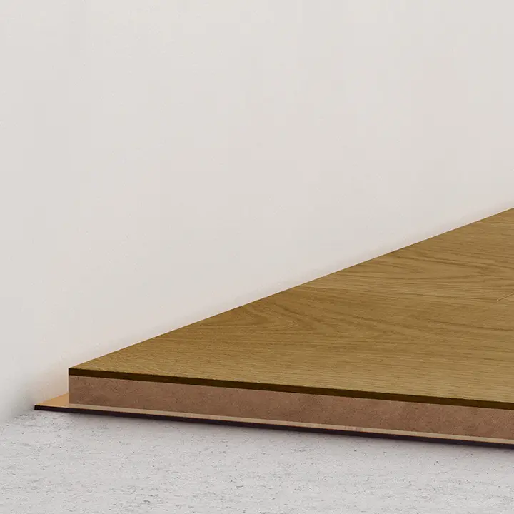 Finition d'un parquet : plinthes et profilés Quick-Step