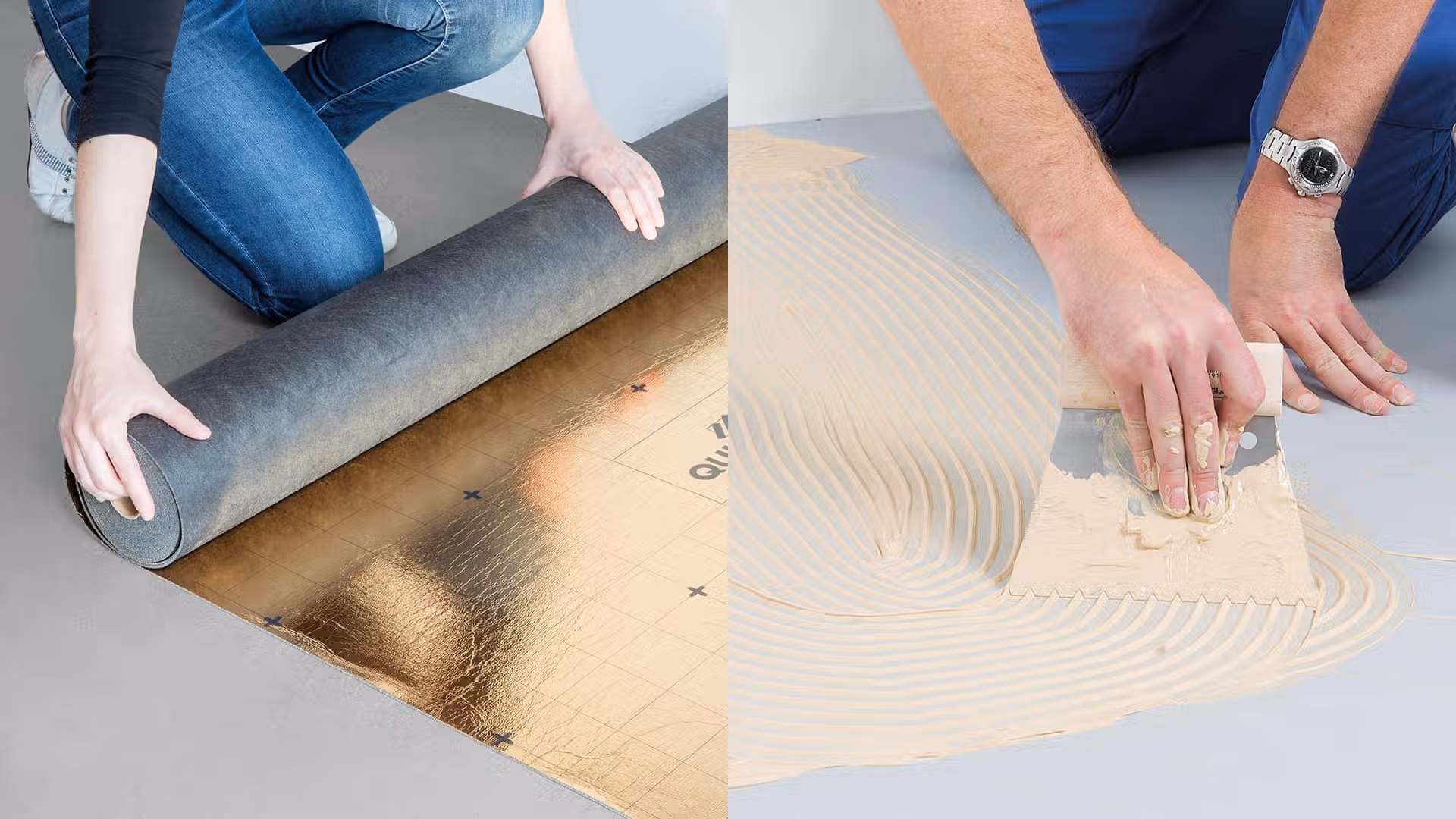 Pose d'un parquet : choix de la sous-couche
